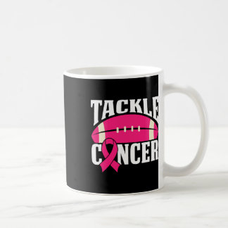 Fußball Breast Awareness Tackle Pink Ribbo Kaffeetasse