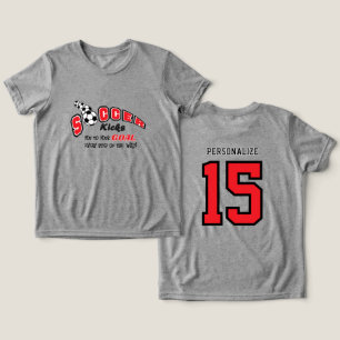 Fußball bringt dich zum Ziel - rot Tri-Blend Shirt