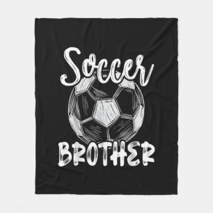 Fußball-Brüder Männer Familie Matching Team Player Fleecedecke