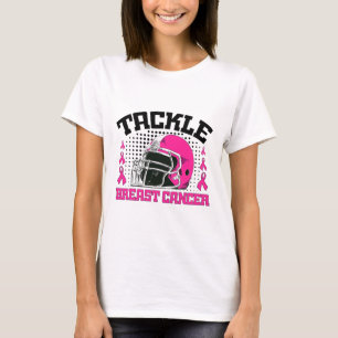 Fußball Brustkrebs Bewusstsein Pink Ribbon Boys T-Shirt