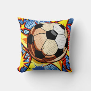 Fußball-Burst Kissen