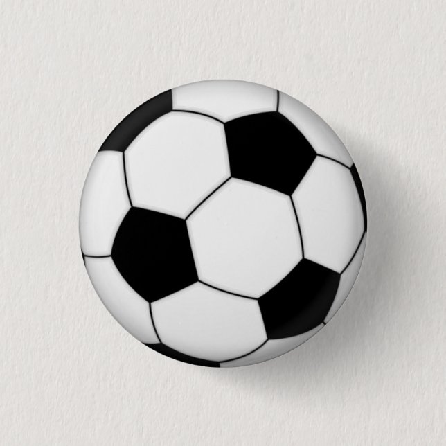 Fußball Button-auf Knopf Button (Vorderseite)