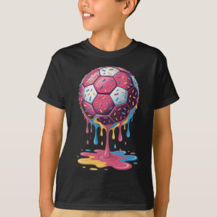 Fußball Byll Drip Eiscreme Drip Männer Frauen Spie T-Shirt