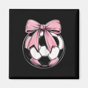 Fußball Byll Rosa Kokette Schleife Zierliches Band Magnet