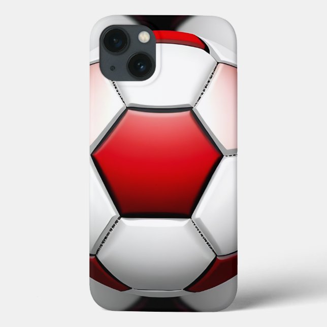 Fußball Case-Mate iPhone Hülle (Rückseite)