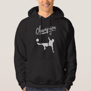 Fußball-Champion Der Fußballspieler Hoodie