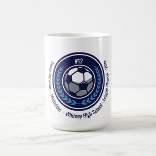 Fußball-Champion Monogram Team Kaffeetasse