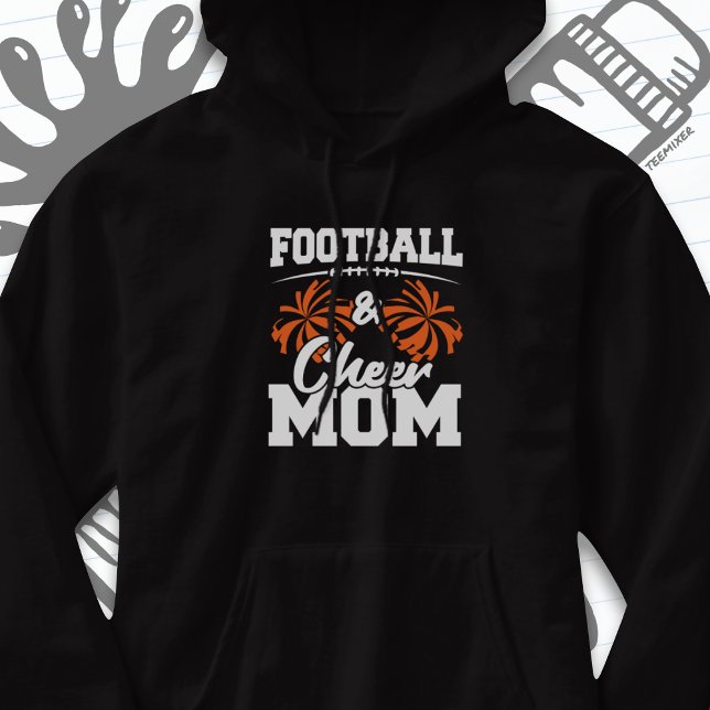 Fußball Cheer Mama Sportfachmann Hoodie (Von Creator hochgeladen)