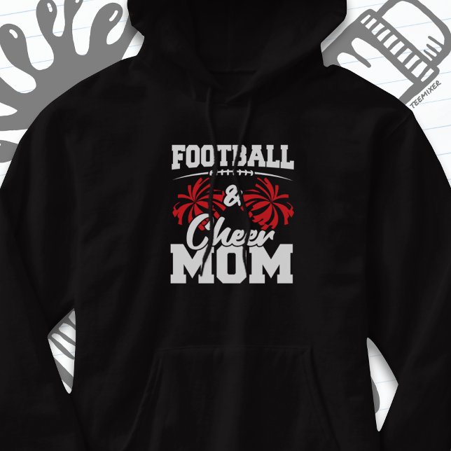 Fußball Cheer Mama Sportfachmann Hoodie (Von Creator hochgeladen)