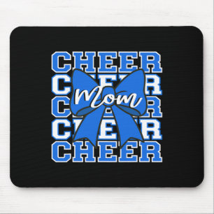 Fußball Cheer Mom Game Day Blaues Band Cheerleadin Mousepad