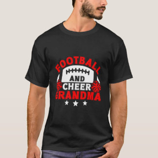 Fußball Cheer Oma eines Cheerleader Football P T-Shirt