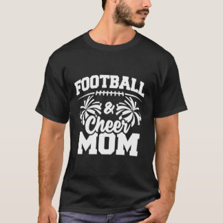 Fußball Cheerle Mama High School Cheerleader Cheer T-Shirt