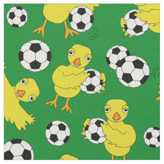 Fußball-Chick-Muster Stoff