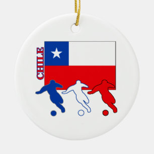 Fußball-Chile Keramikornament