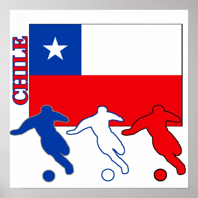 Fußball-Chile Poster (Vorne)