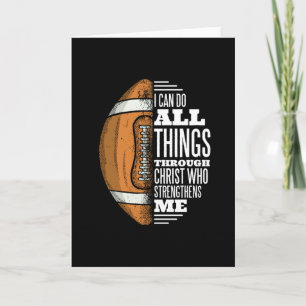 Fußball Christus Kraft Glaube Jesus Karte