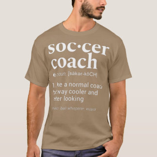 Fußball-Coach Funny Dictionary Definition Design T-Shirt