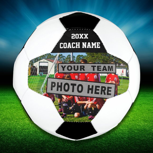 Fußball-Coach gibt TEAM-FOTO und Coach-NAME Fußball (Personalized Soccer Ball. Soccer Coach Gift Ideas. Gifts for Soccer Coaches. Soccer Coach Gifts.)