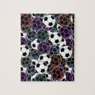 Fußball-Collage Puzzle