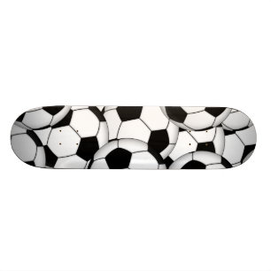 Fußball-Collage Skateboard