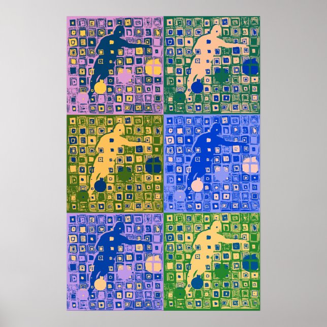 Fußball Collage Soccer Art 2014 futebol Futbol Poster (Vorne)