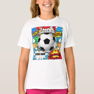 Fußball-Comic-Buch T-Shirt