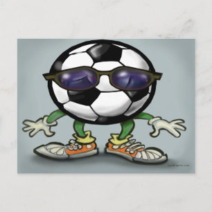 Fußball Cool Postkarte