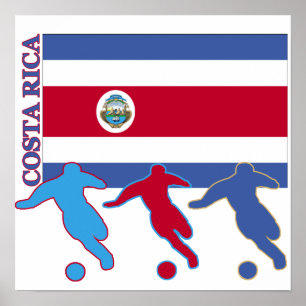 Fußball Costa Rica Poster