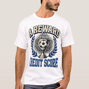 Fußball-Credit-Score-Vintage-Trophäe T-Shirt