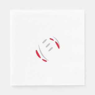 Fußball Crimson & Gray Luncheon Napkins Serviette