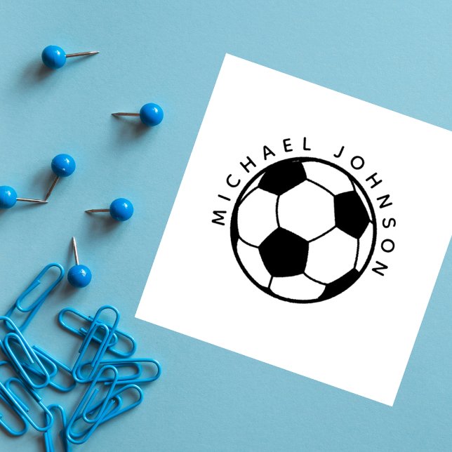 Fußball Custom Name Sport Gummistempel (Von Creator hochgeladen)