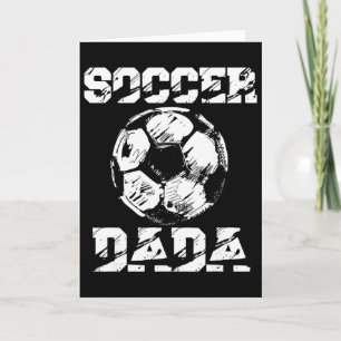 Fußball Dada Distressed Ll Lustiger Fußballspieler Karte