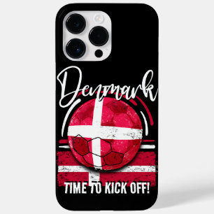 Fußball-Dänemark-Flagge, dänische Vintage Flagge Case-Mate iPhone 14 Pro Max Hülle