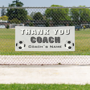 Fußball Danke Trainer Banner
