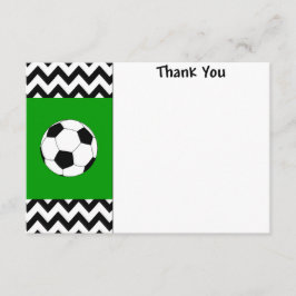 Fußball dankt Ihnen Mitteilungskarten