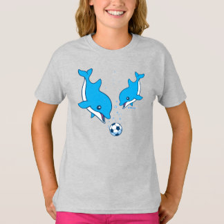 Fußball-Delphine T-Shirt