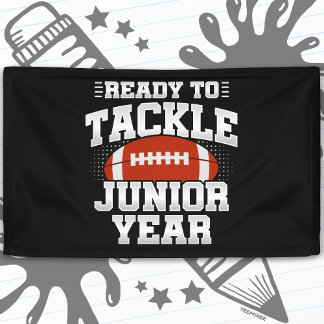 Fußball der 11. Klasse, bereit, wieder zur Schule Banner