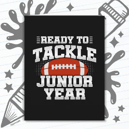 Fußball der 11. Klasse, bereit, wieder zur Schule  Karte