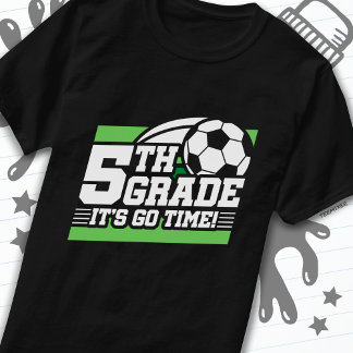 Fußball der 5. Klasse vom ersten Tag bis zur Schul T-Shirt