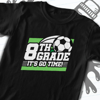 Fußball der achten Klasse - erster Tag zurück zur T-Shirt