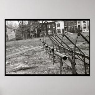 Fußball der armen Jungen Poster