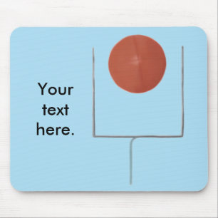 Fußball, der das Ziel macht, Mousepads