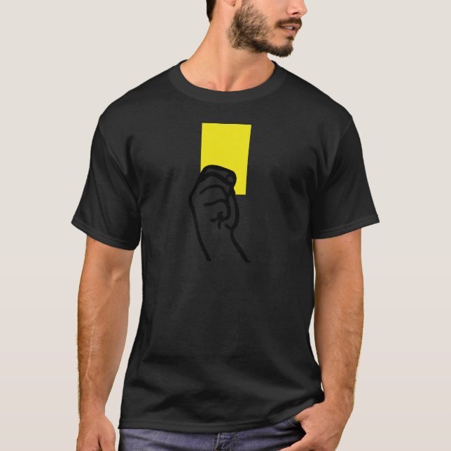 Fußball der gelben Karte T-Shirt (Vorderseite)