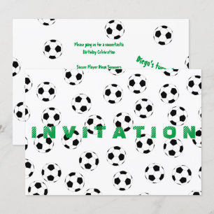 Fußball der Happy Juul Company Einladung