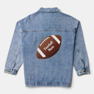 Fußball Design Denim Jacket Jeansjacke