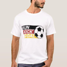 Fußball Design mit Lauf Kick Tor