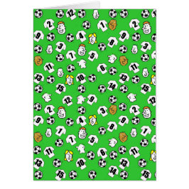 Fußball-Design mit weißen Shirts