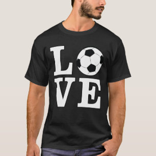 Fußball-Design T-Shirt