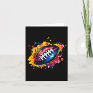 Fußball-Designs. Uni Football Graphic - Black Karte