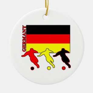 Fußball Deutschland Keramik Ornament